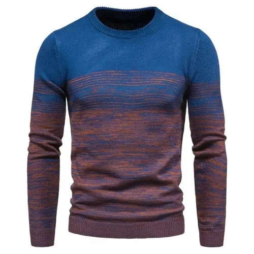 Autumn men's knitwear cross border pullover round neck