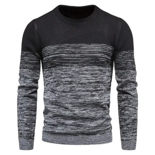 Autumn men's knitwear cross border pullover round neck