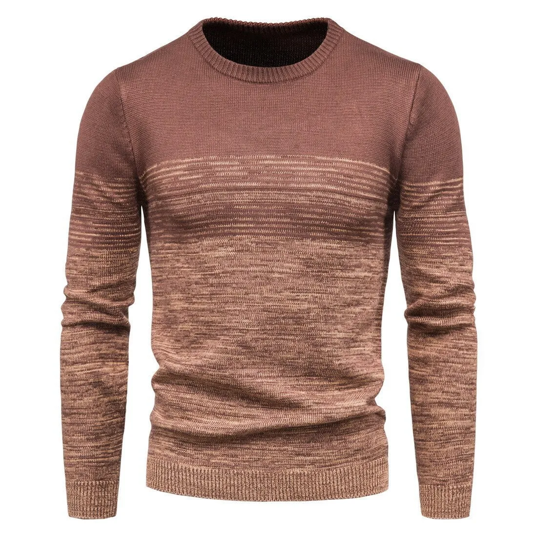 Autumn men's knitwear cross border pullover round neck
