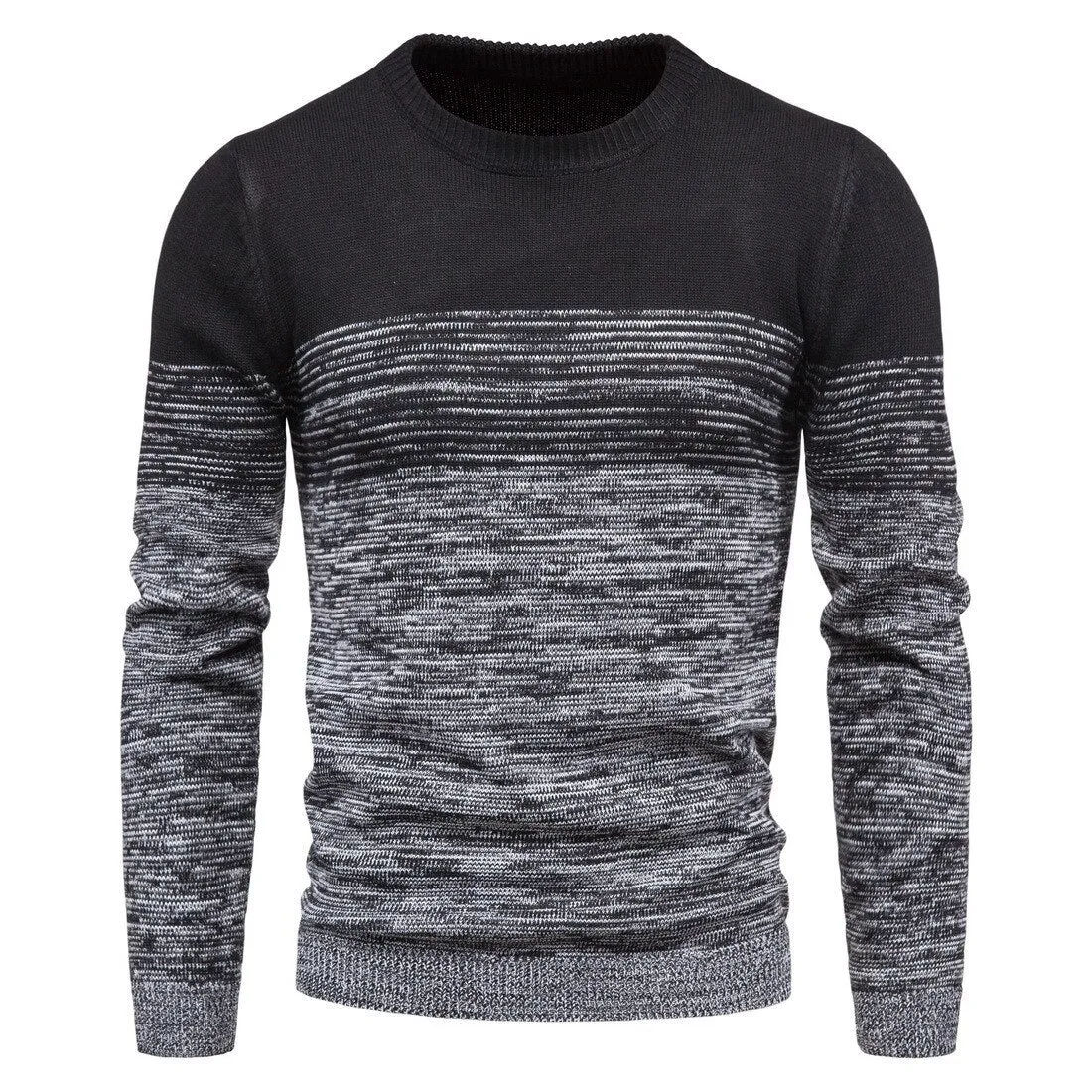Autumn men's knitwear cross border pullover round neck