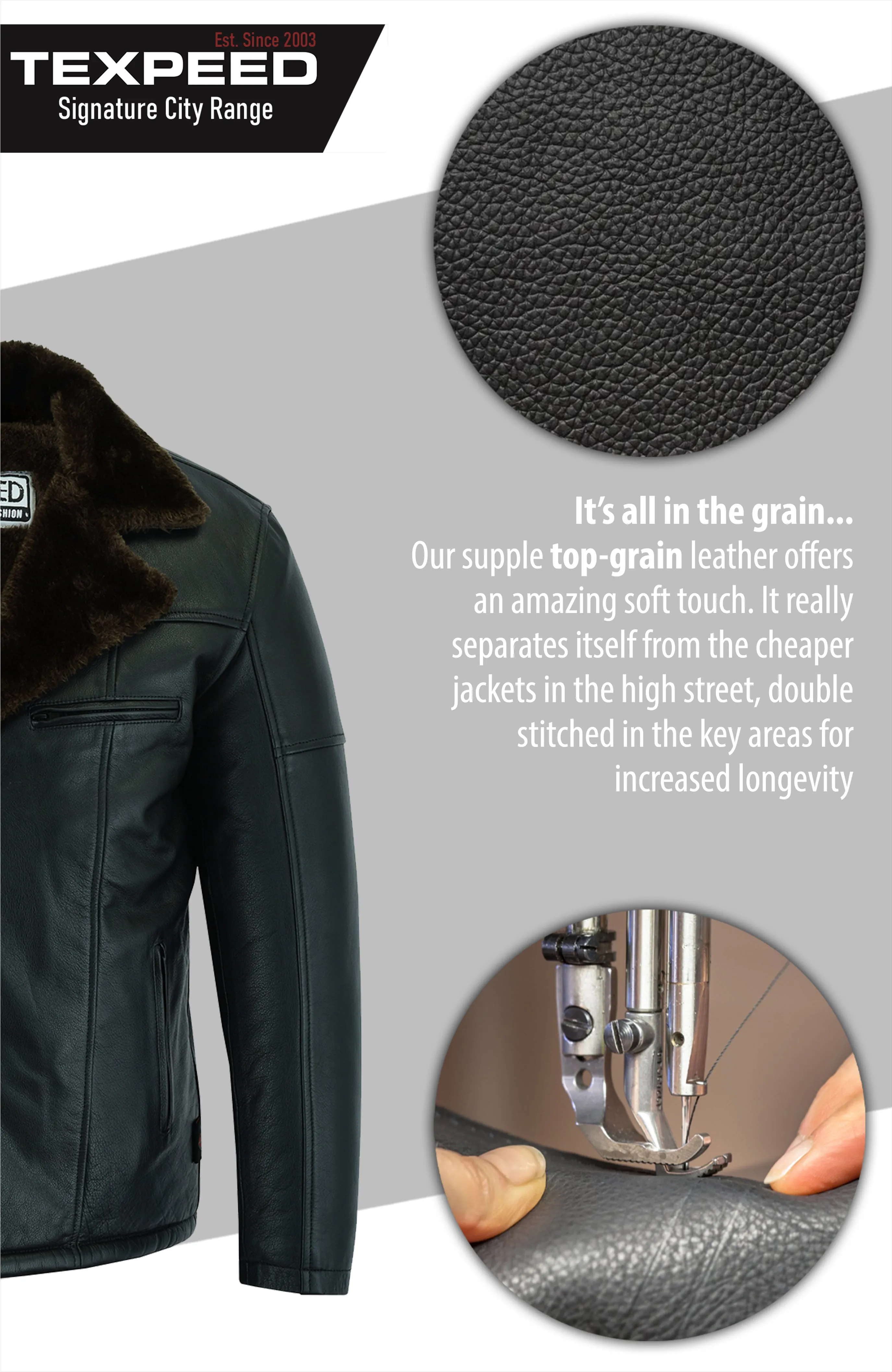 Aviator Pilot Casual Leather Brown Fur Jacket