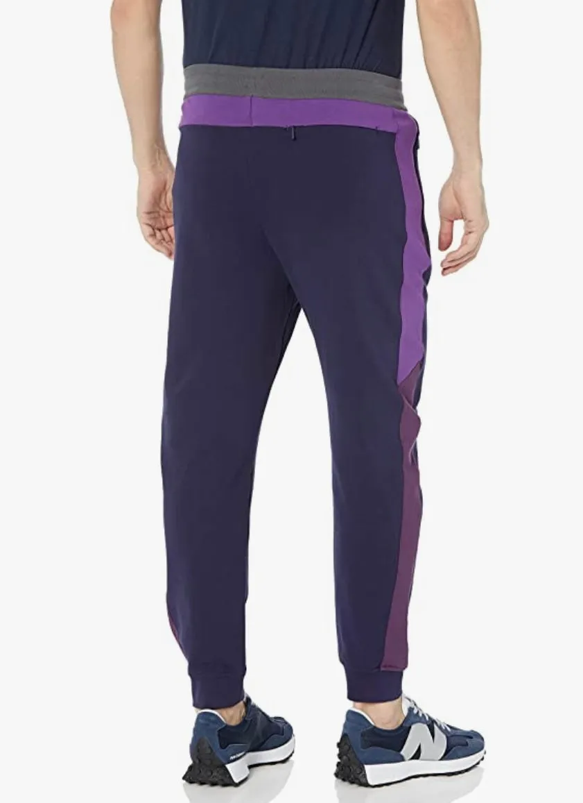 A|X ARMANI EXCHANGE Men's Drawstring French Terry  Iridescent Logo Joggers