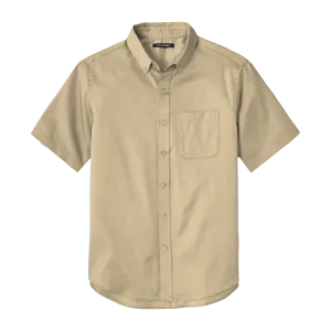 B2118M Mens Short Sleeve SuperPro React Twill Shirt