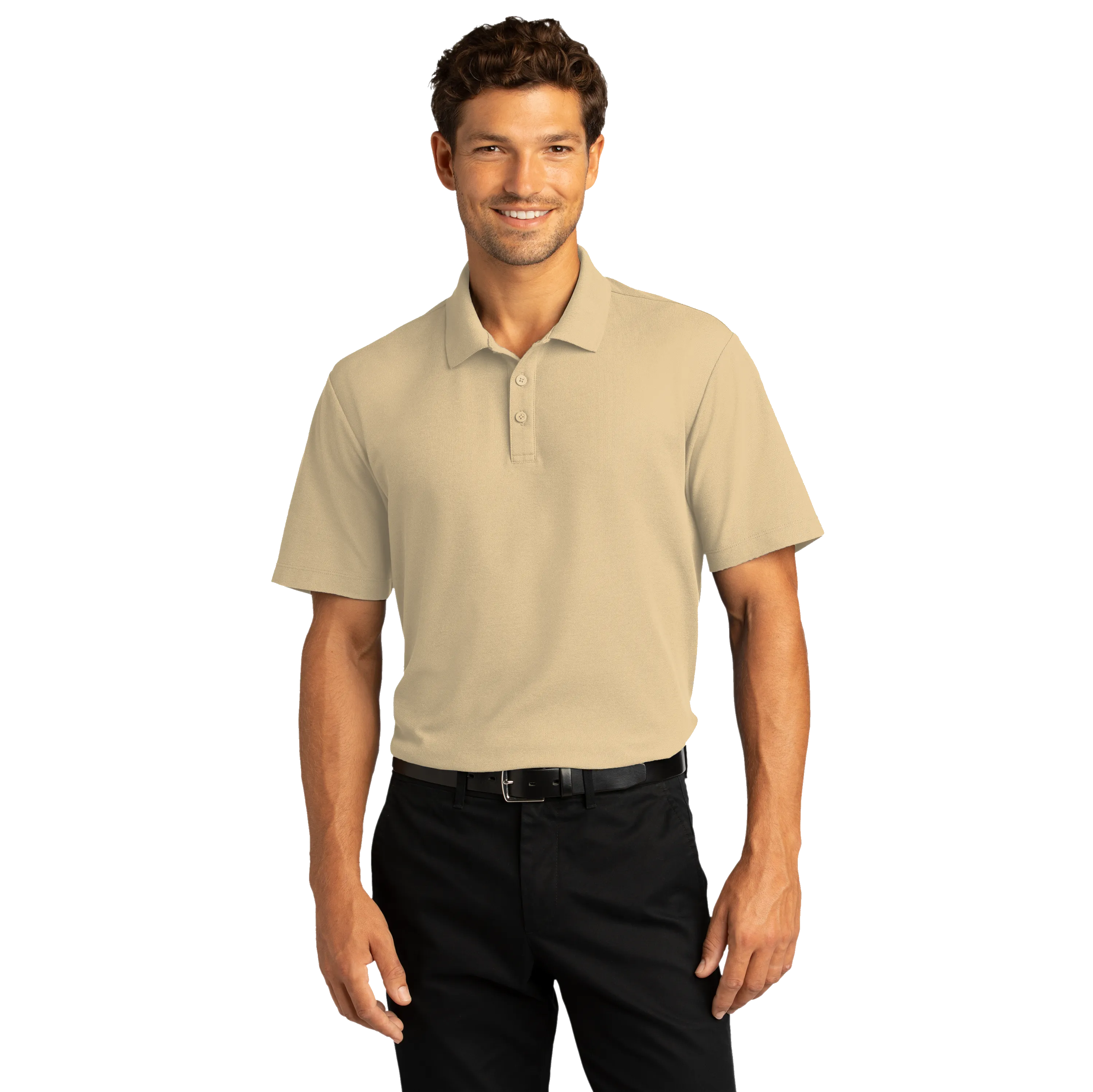 B2119M Mens Short Sleeve SuperPro React Polo