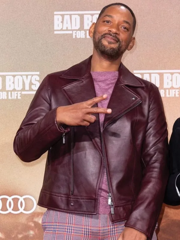 Bad Boys For Life Premier Will Smith Style Leather Jacket by TJS