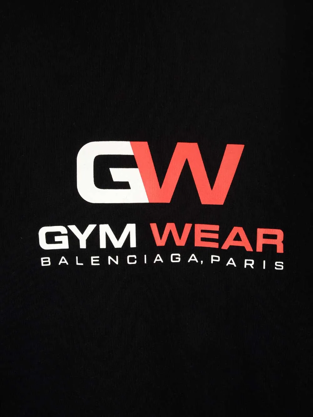 Balenciaga Gym Wear Print Hoodie