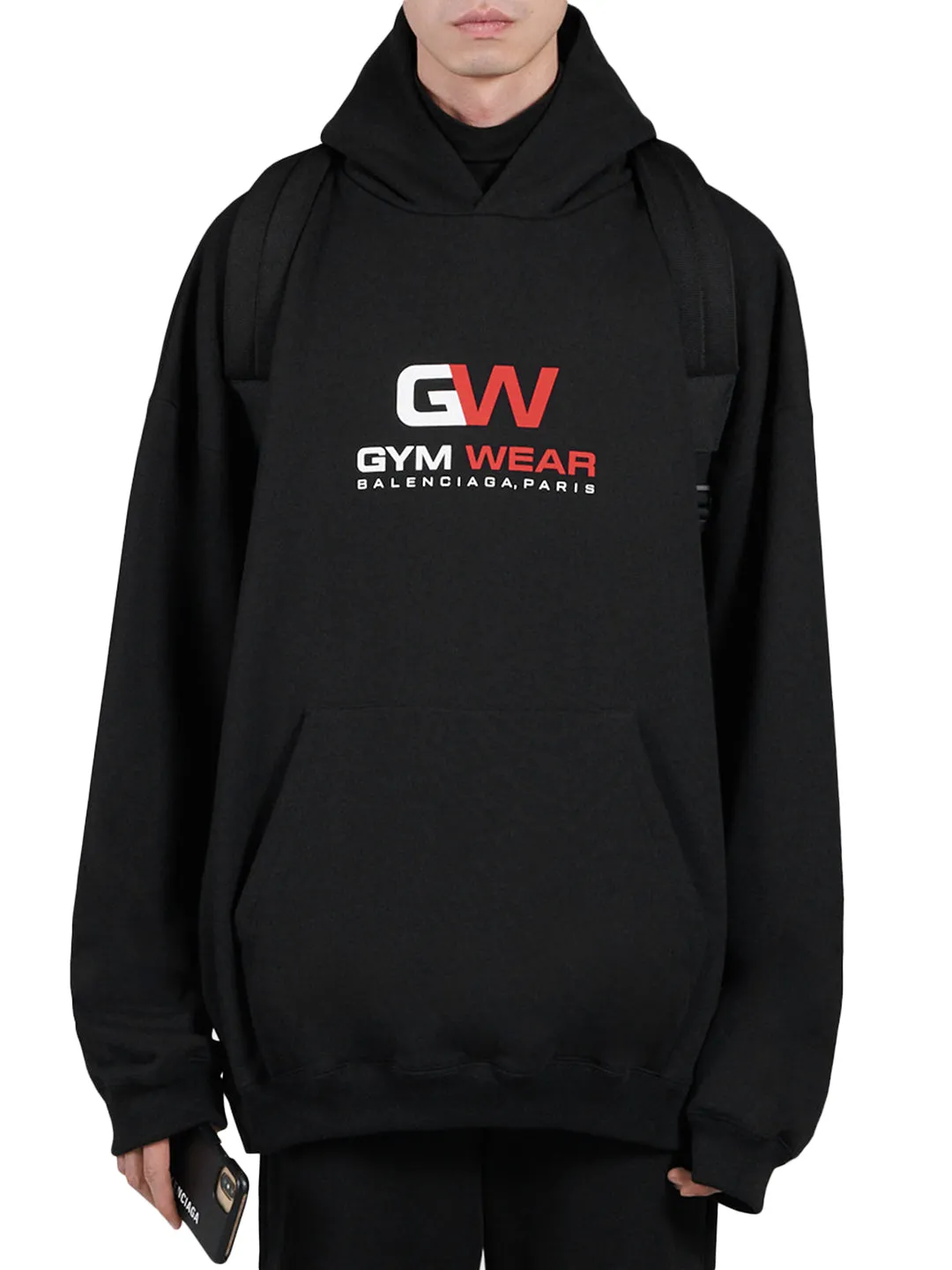 Balenciaga Gym Wear Print Hoodie