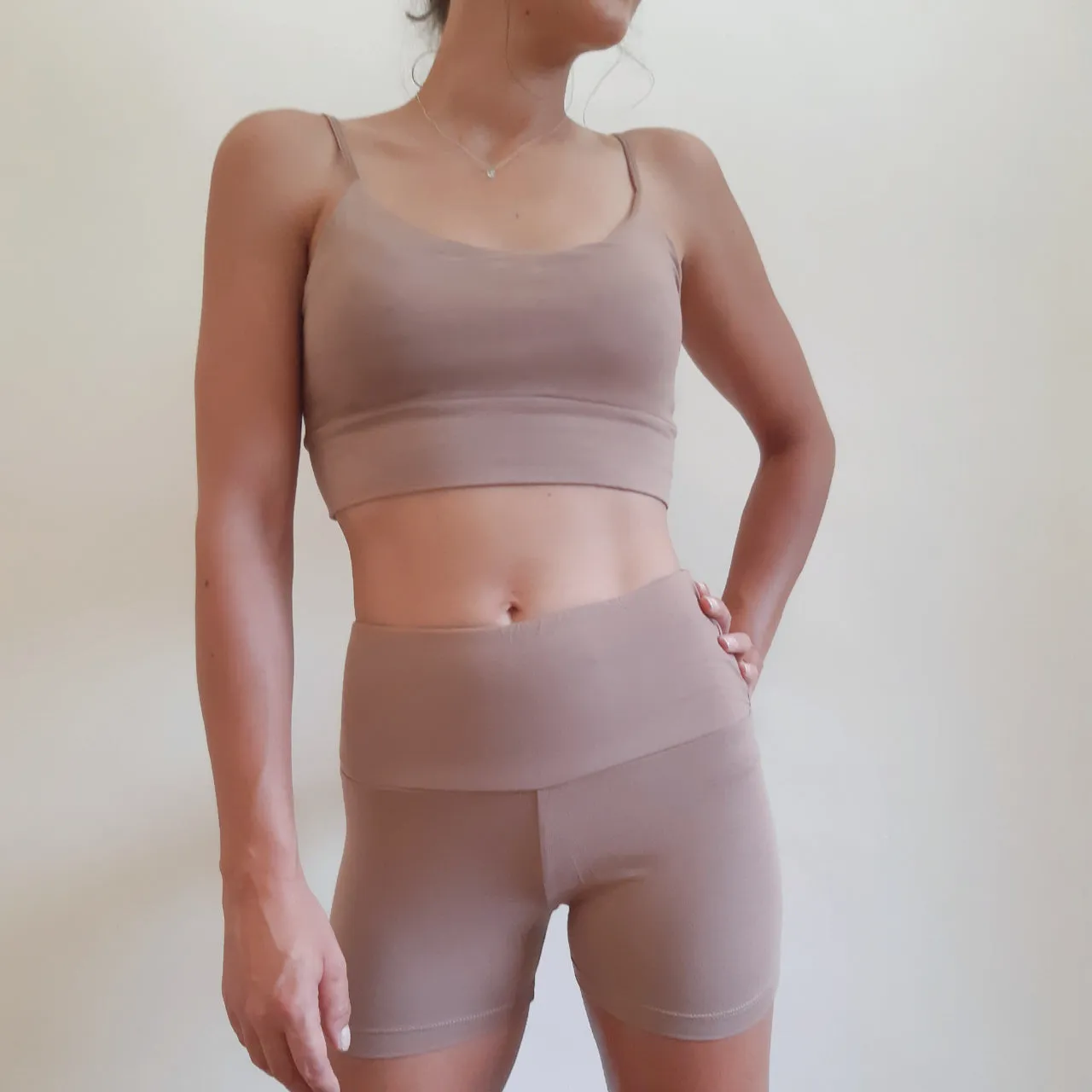 Bamboo Yoga Bra / Brown
