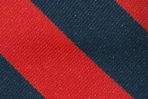 Bar Stripe Clip-On Uniform Ties- 6-Pack 807 Navy/Red