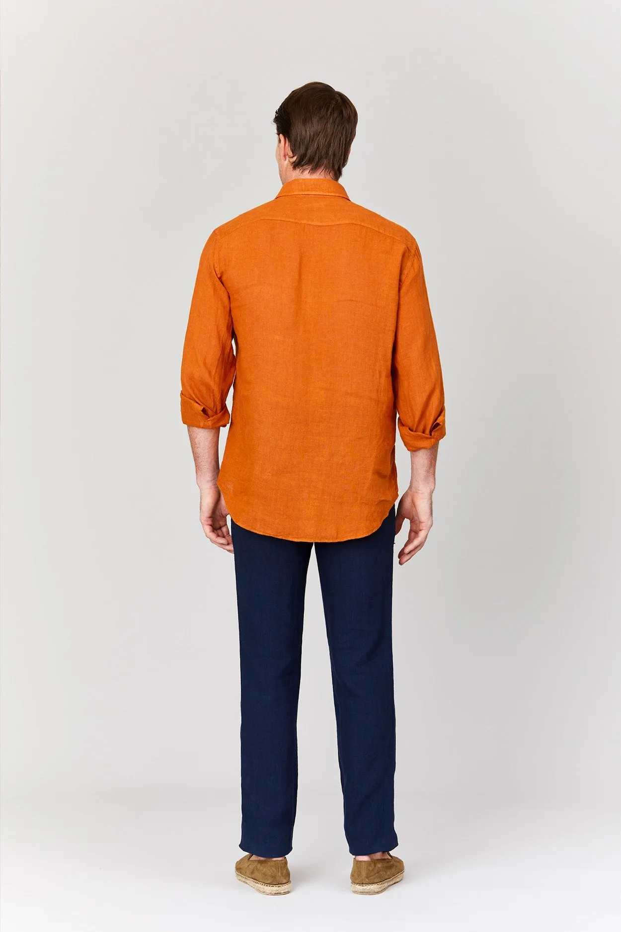 basic linen shirt honey
