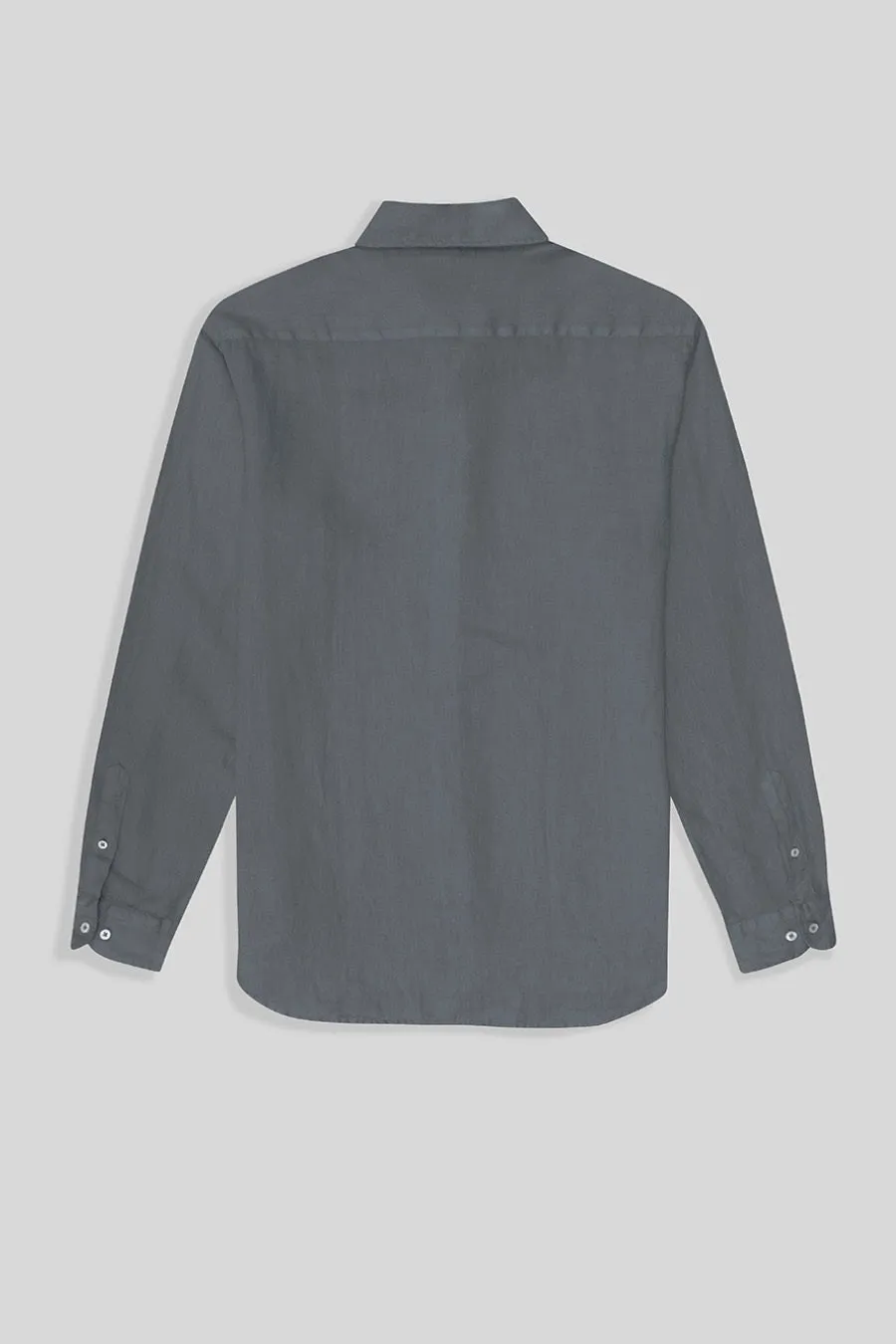 basic linen shirt smoke