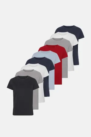 Basic T-shirts - Pakketilbud - Dame 9 stk. (OISTER )