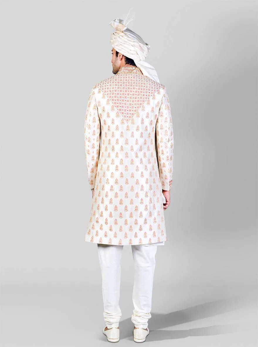 Beige Sherwani | TULA