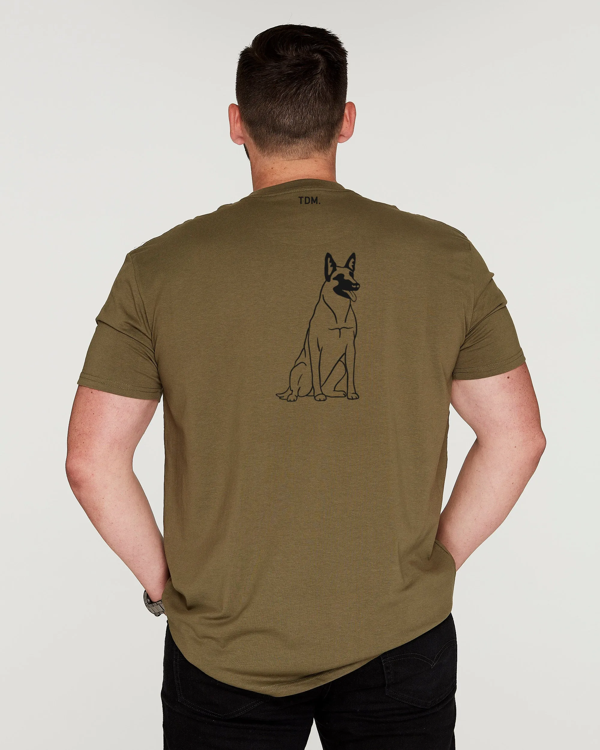 Belgian Malinois Dad Illustration: T-Shirt