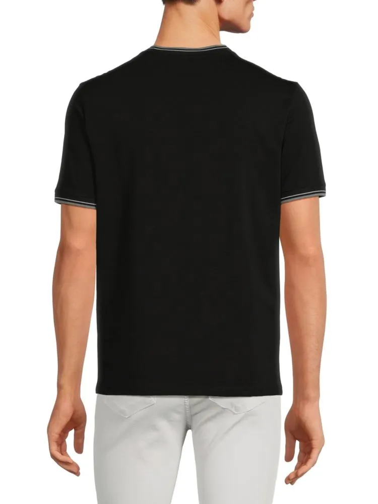 Ben Sherman T-Shirt with Bell Pocket in Legion Blue