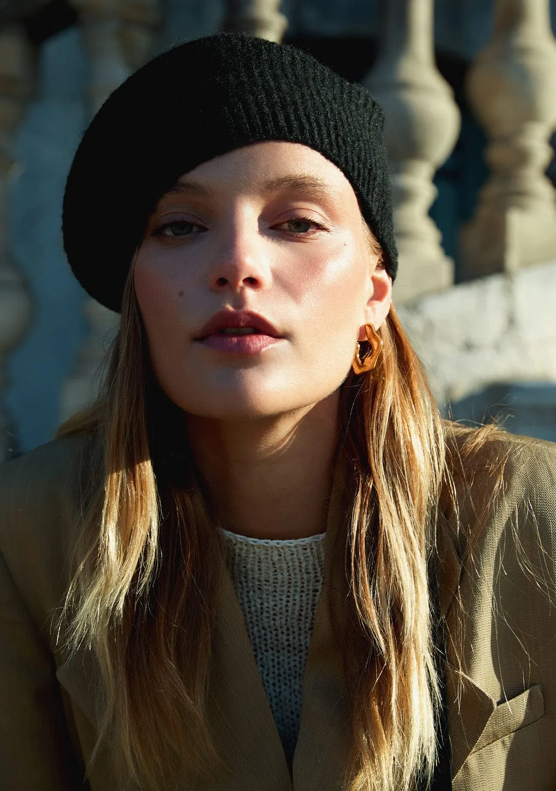 Beret Black Kalk