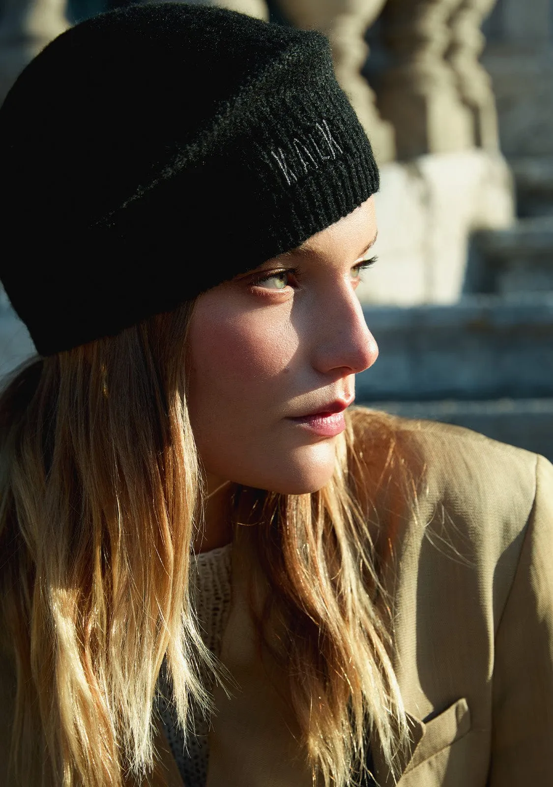 Beret Black Kalk