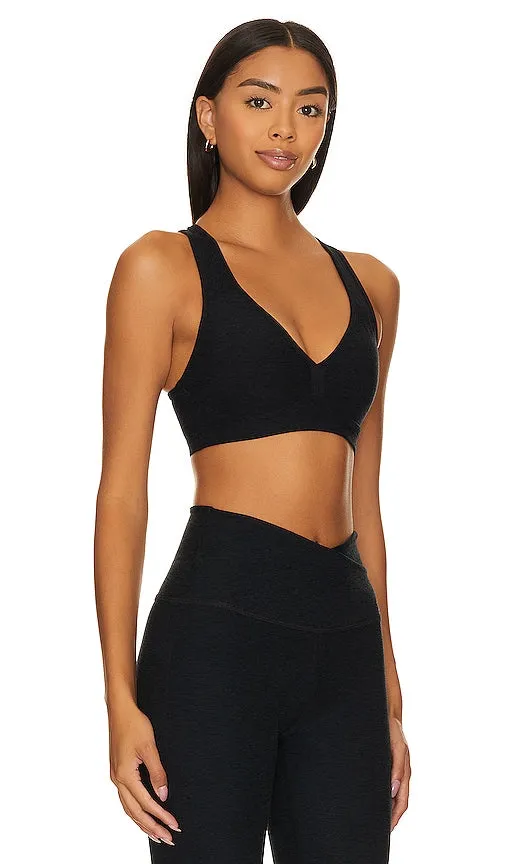 Beyond Yoga Spacedye Lift Your Spirits Sports Bra in Black
