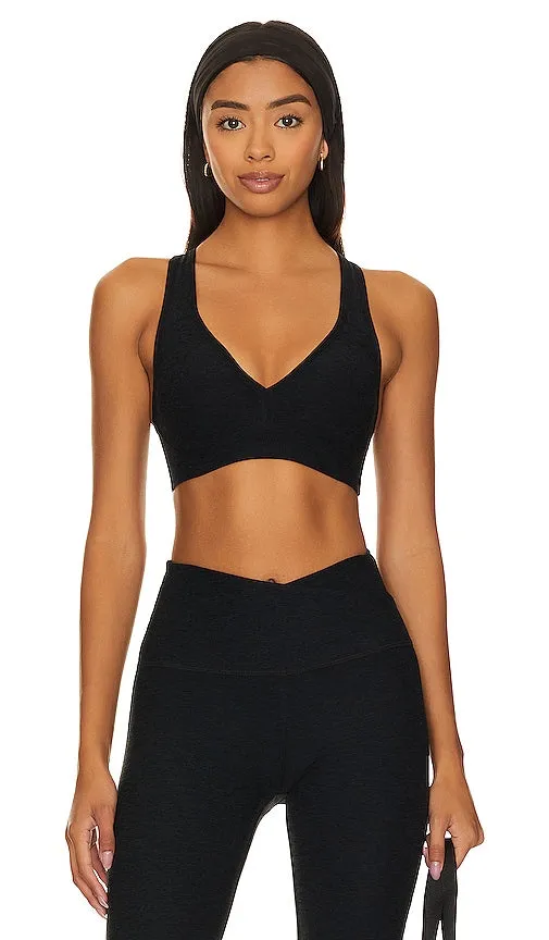Beyond Yoga Spacedye Lift Your Spirits Sports Bra in Black