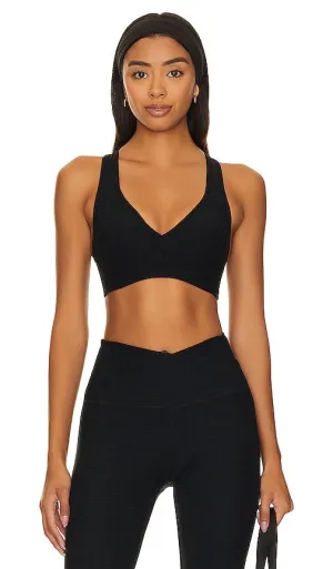 Beyond Yoga Spacedye Lift Your Spirits Sports Bra in Black