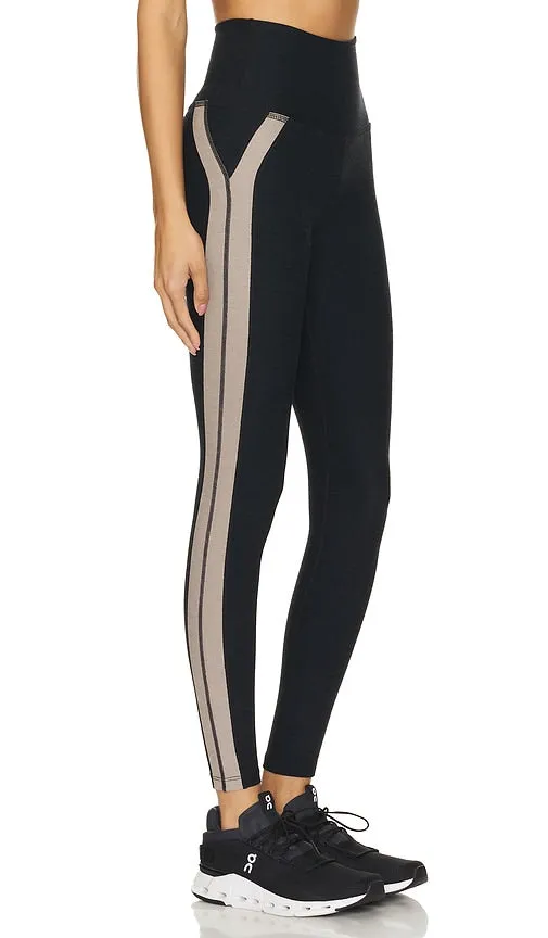 Beyond Yoga Spacedye Top Line Midi Legging in Black