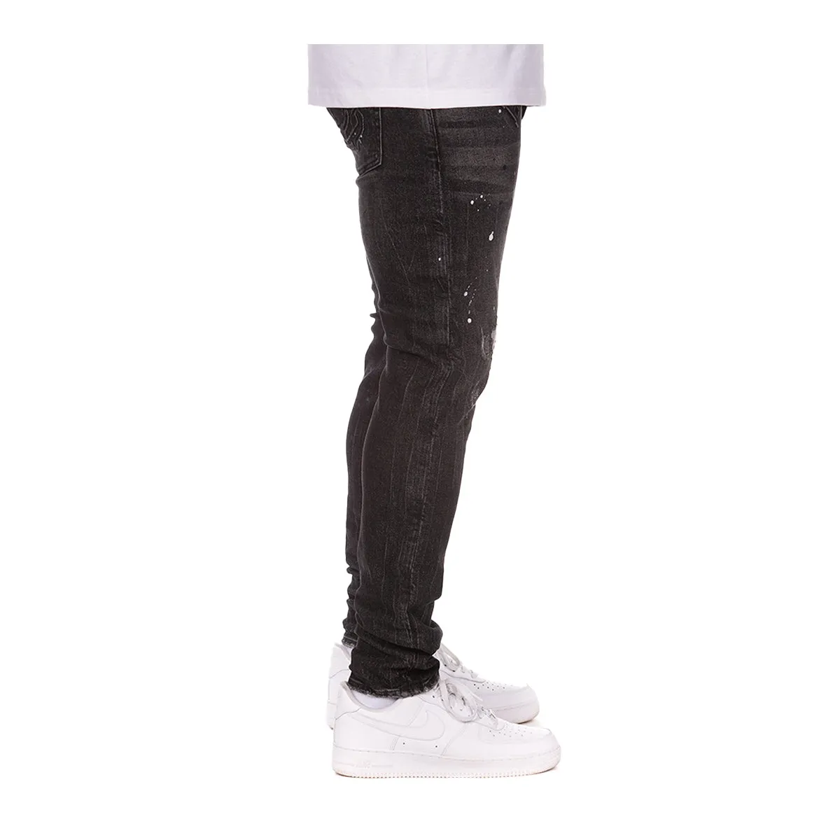 Billionaire Boys Club Mens Trek Slim Fit Jeans 6103-646 Full Moon