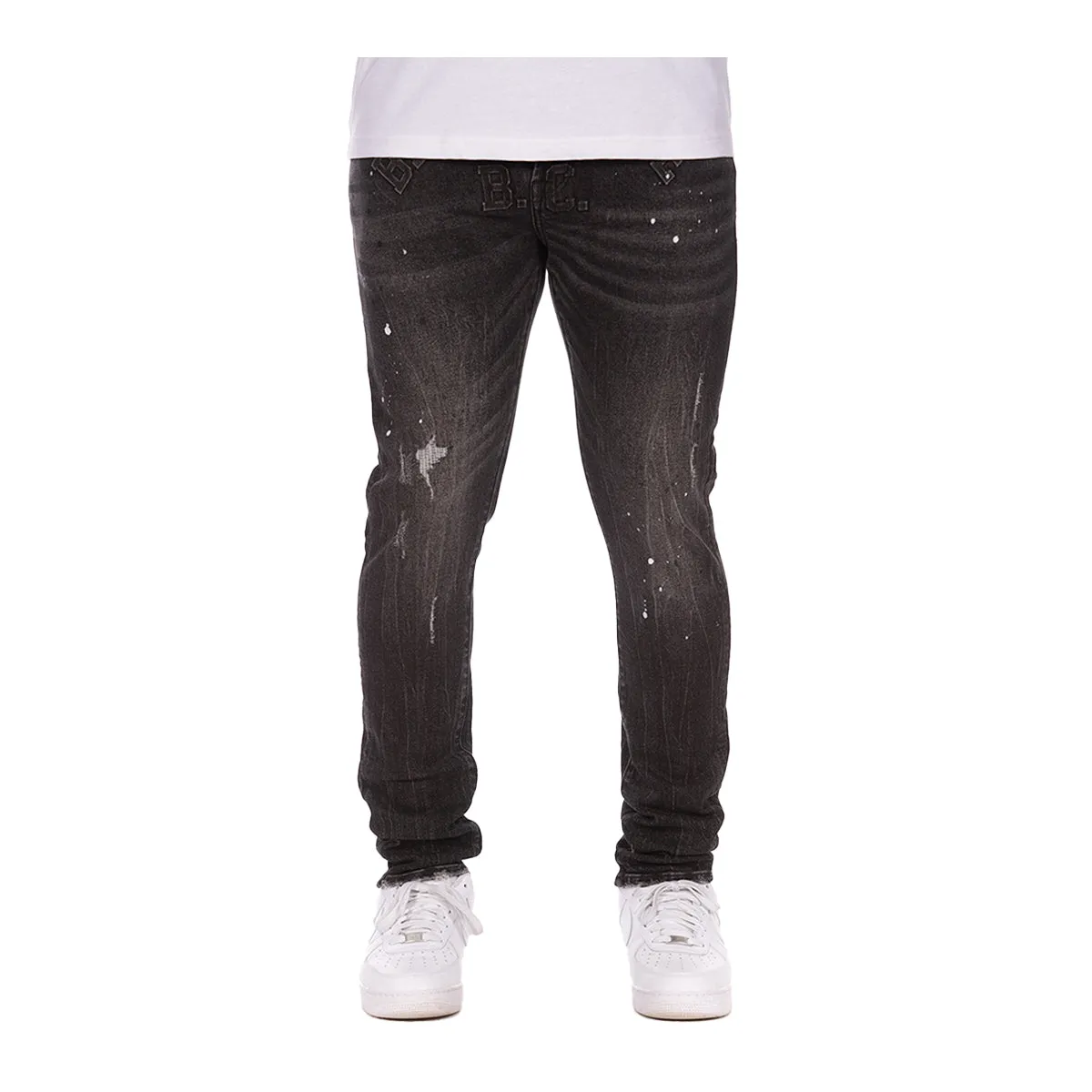 Billionaire Boys Club Mens Trek Slim Fit Jeans 6103-646 Full Moon