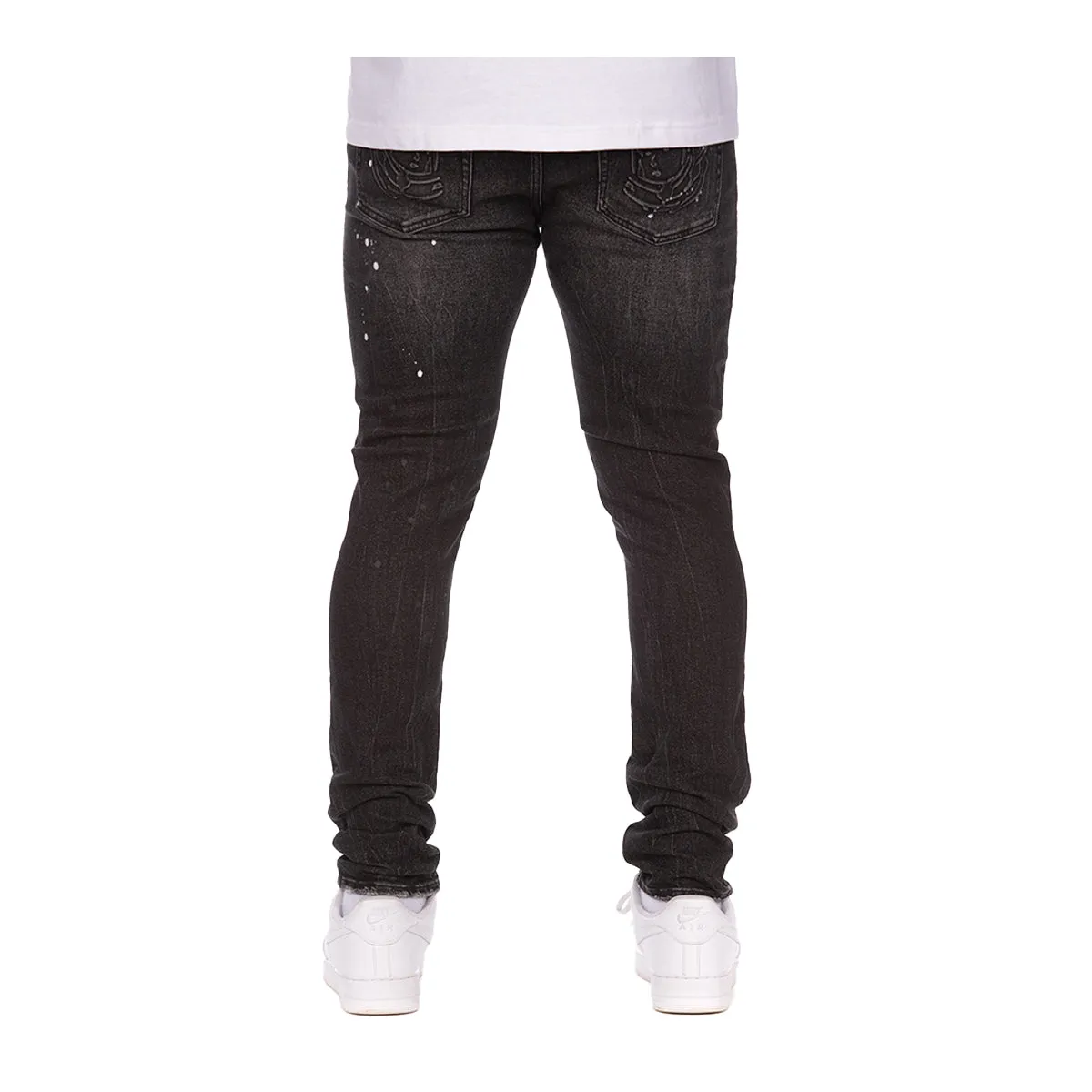 Billionaire Boys Club Mens Trek Slim Fit Jeans 6103-646 Full Moon