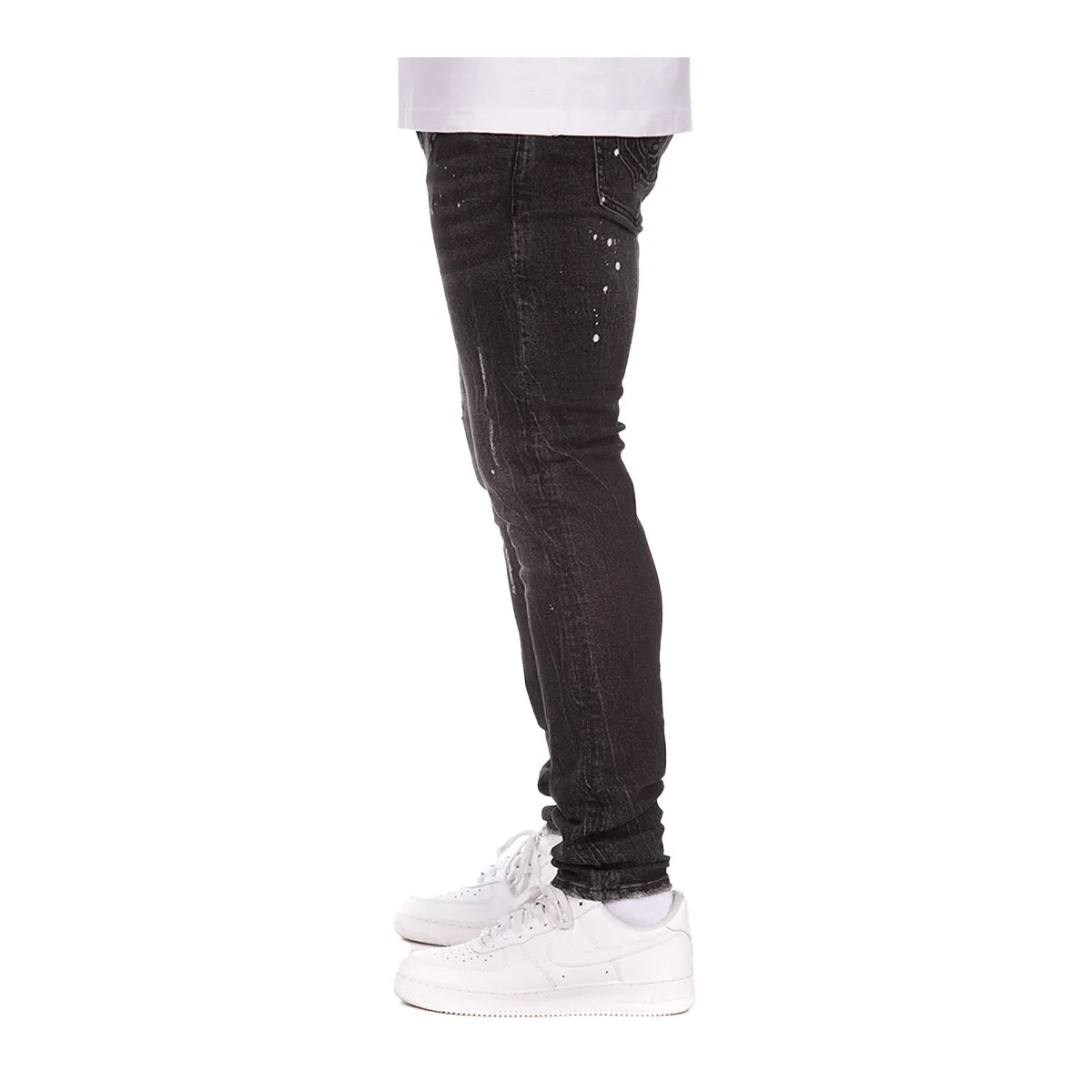 Billionaire Boys Club Mens Trek Slim Fit Jeans 6103-646 Full Moon