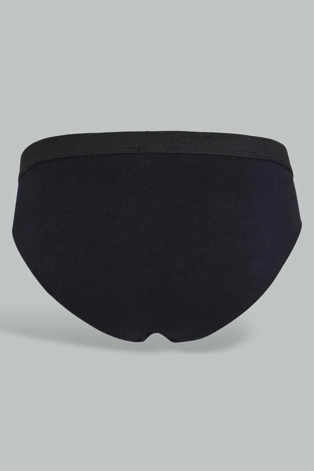 Black And Charcoal Brief For Men (Pack of 2)