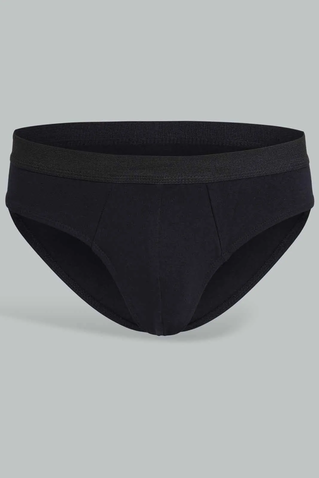 Black And Charcoal Brief For Men (Pack of 2)