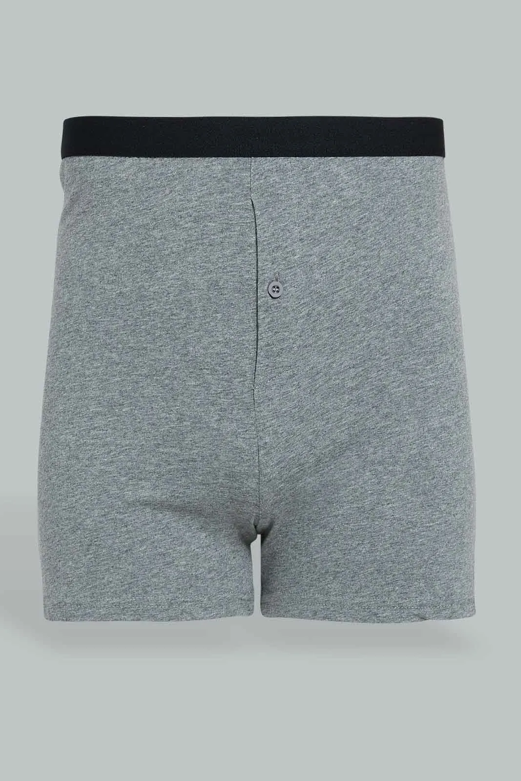 Black And Grey Boxer Short (Pack of 2)