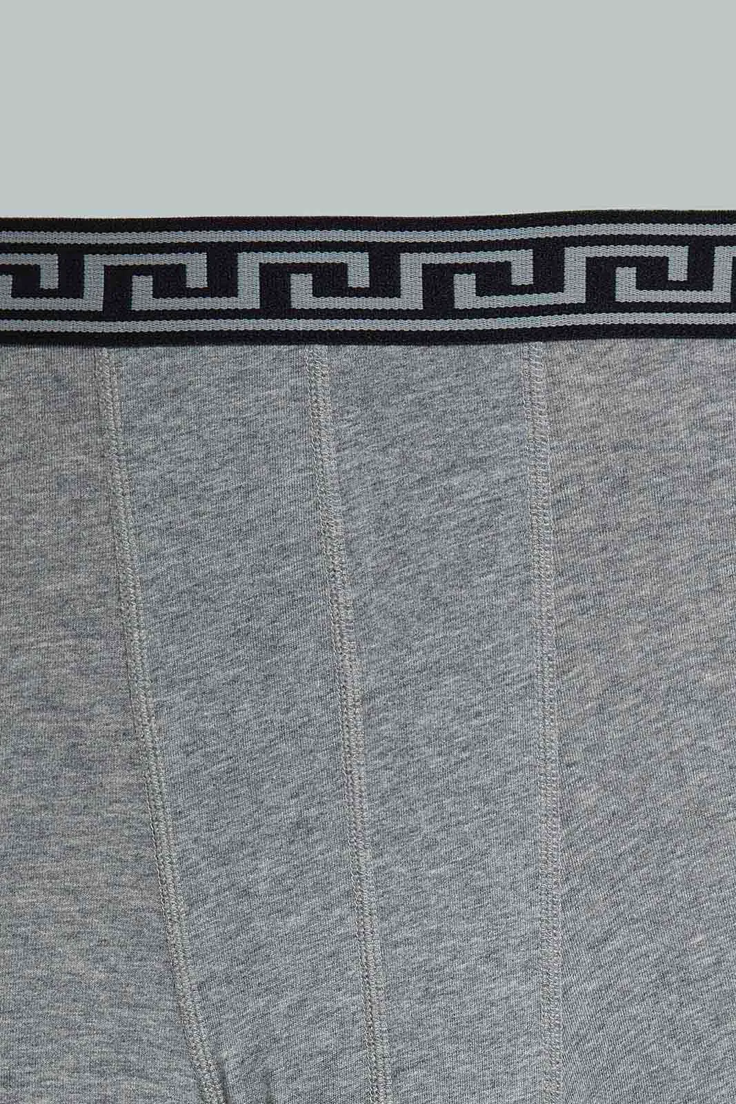Black And Grey Hipster Brief Set For Men (Pack of 2)