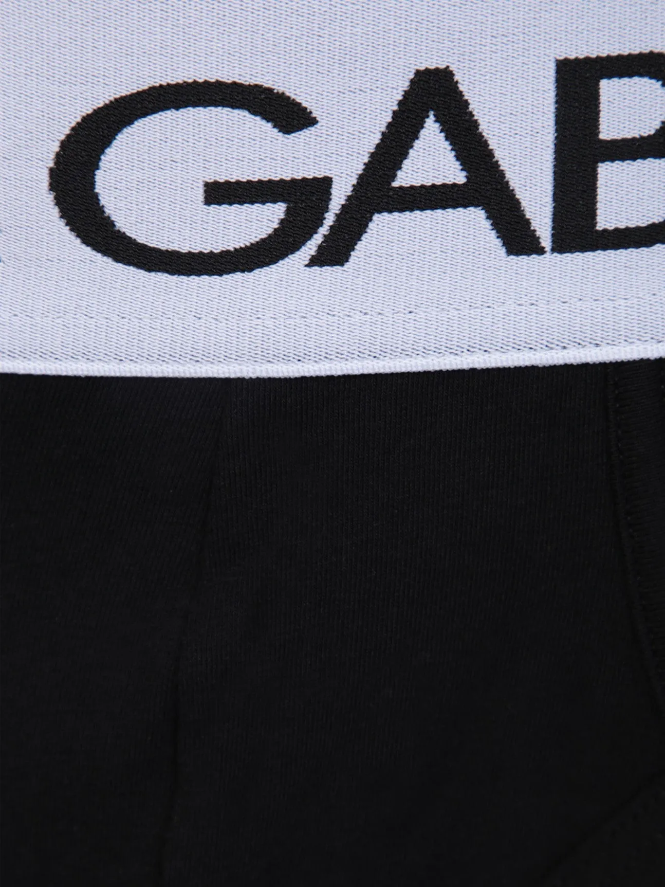 Black bi-elastic briefs