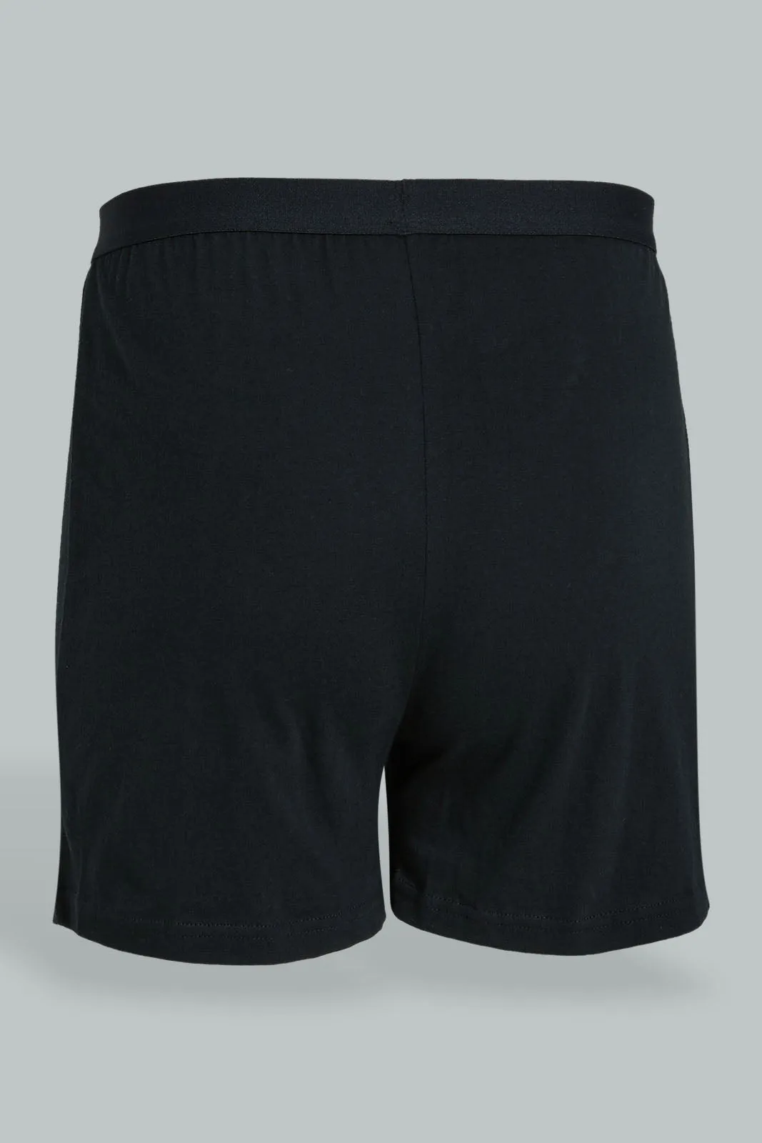 Black Loose Boxer Short (Pack of 2)