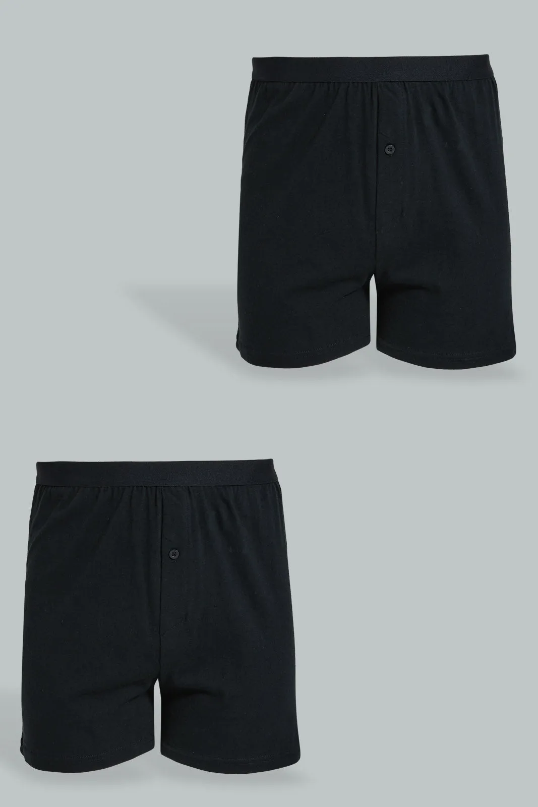 Black Loose Boxer Short (Pack of 2)