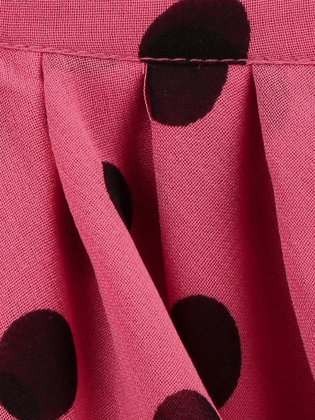 Black polka Dhoti