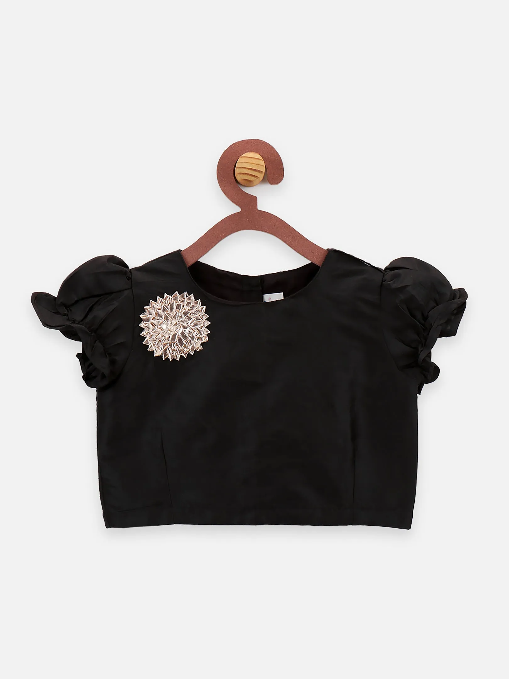 Black polka Dhoti