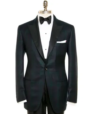 Blackwatch Peak Lapel Smoking Jacket