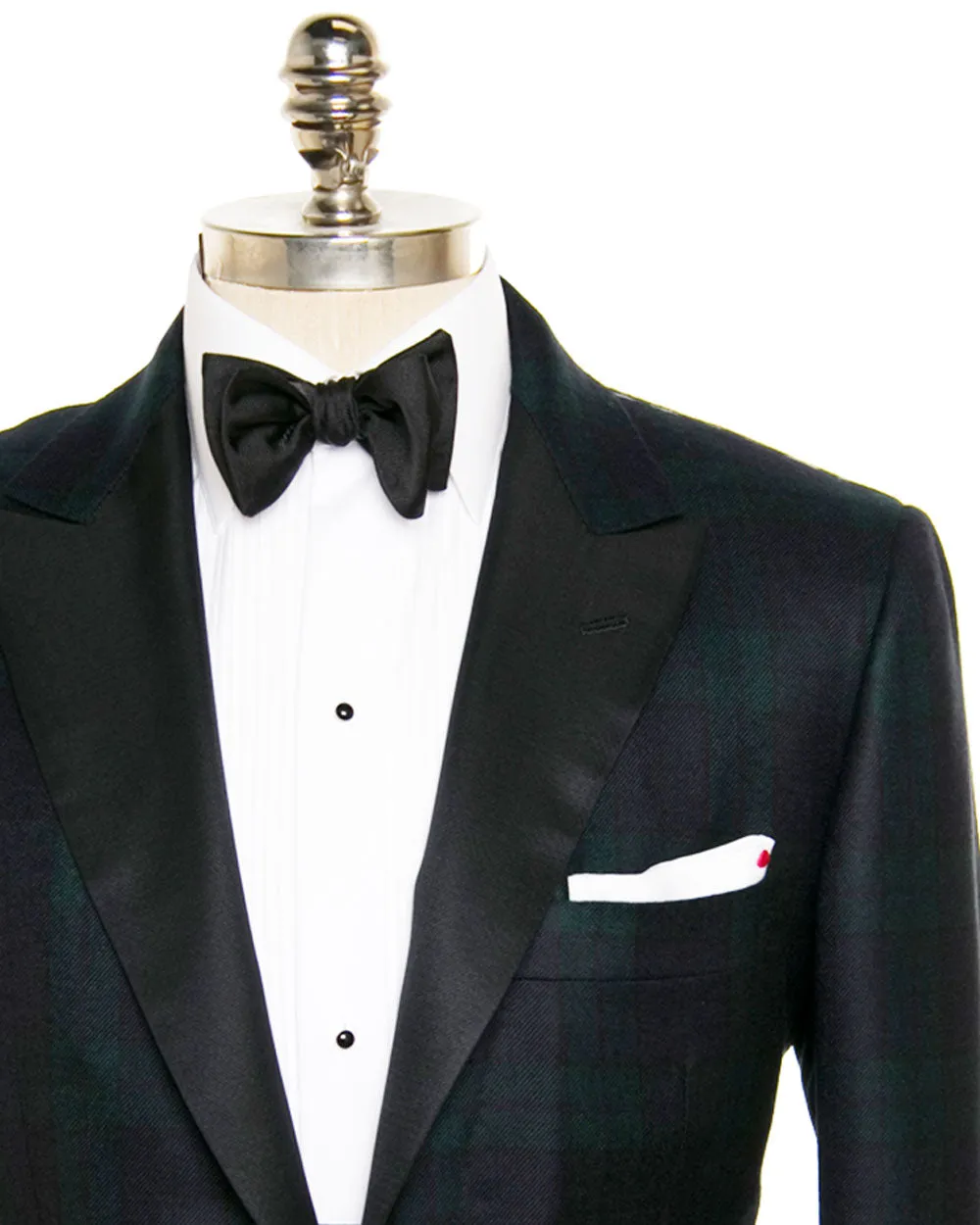 Blackwatch Peak Lapel Smoking Jacket