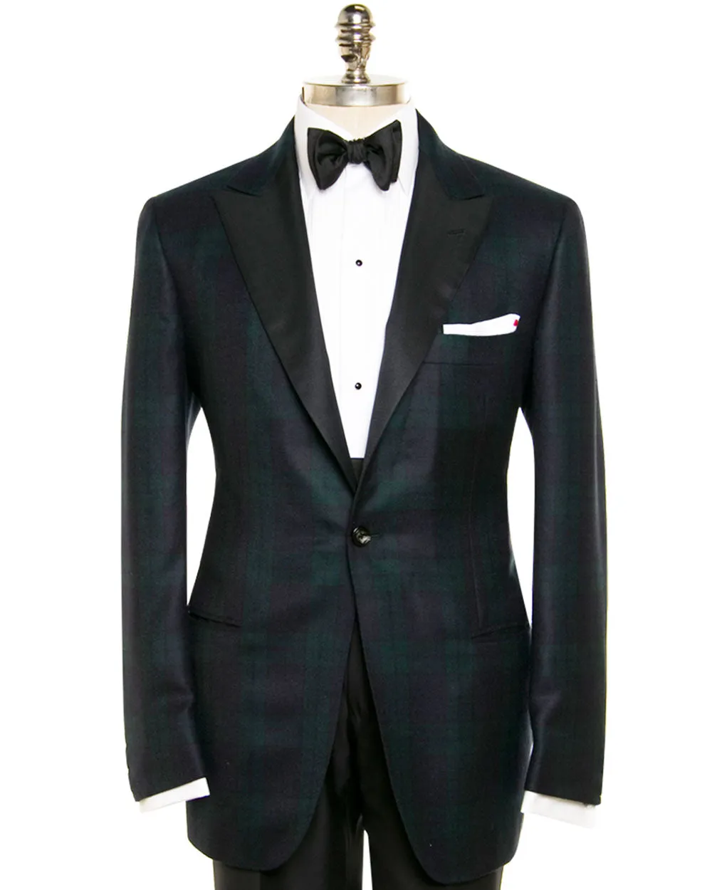 Blackwatch Peak Lapel Smoking Jacket