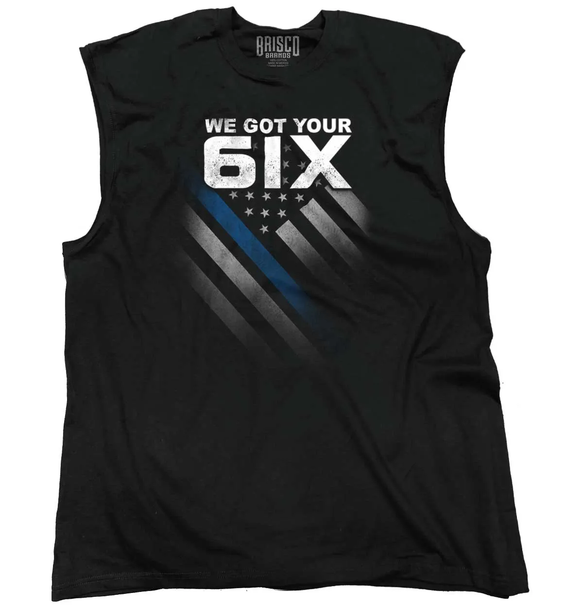 Blue Lives Matter 6 Sleeveless T-Shirt