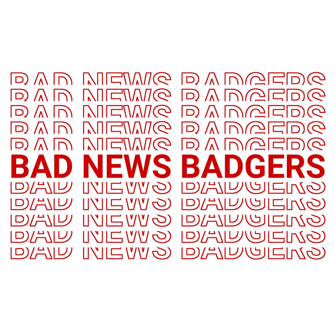 BNB: Bad News Badgers Text Hoodie