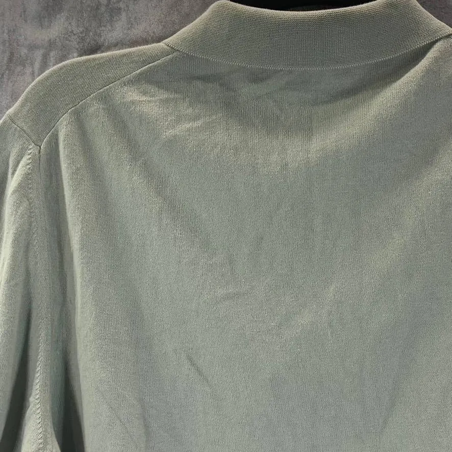 BOGLIOLI MILANO Men's Green Cotton Short Sleeve Polo Shirt SZ M
