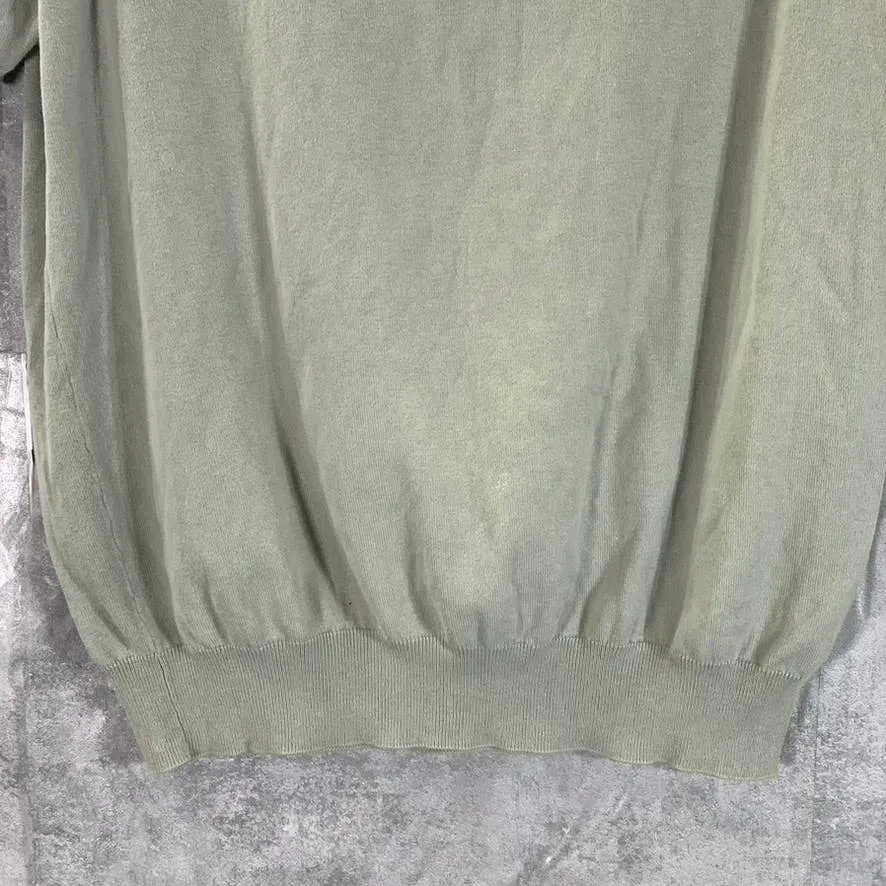 BOGLIOLI MILANO Men's Green Cotton Short Sleeve Polo Shirt SZ M