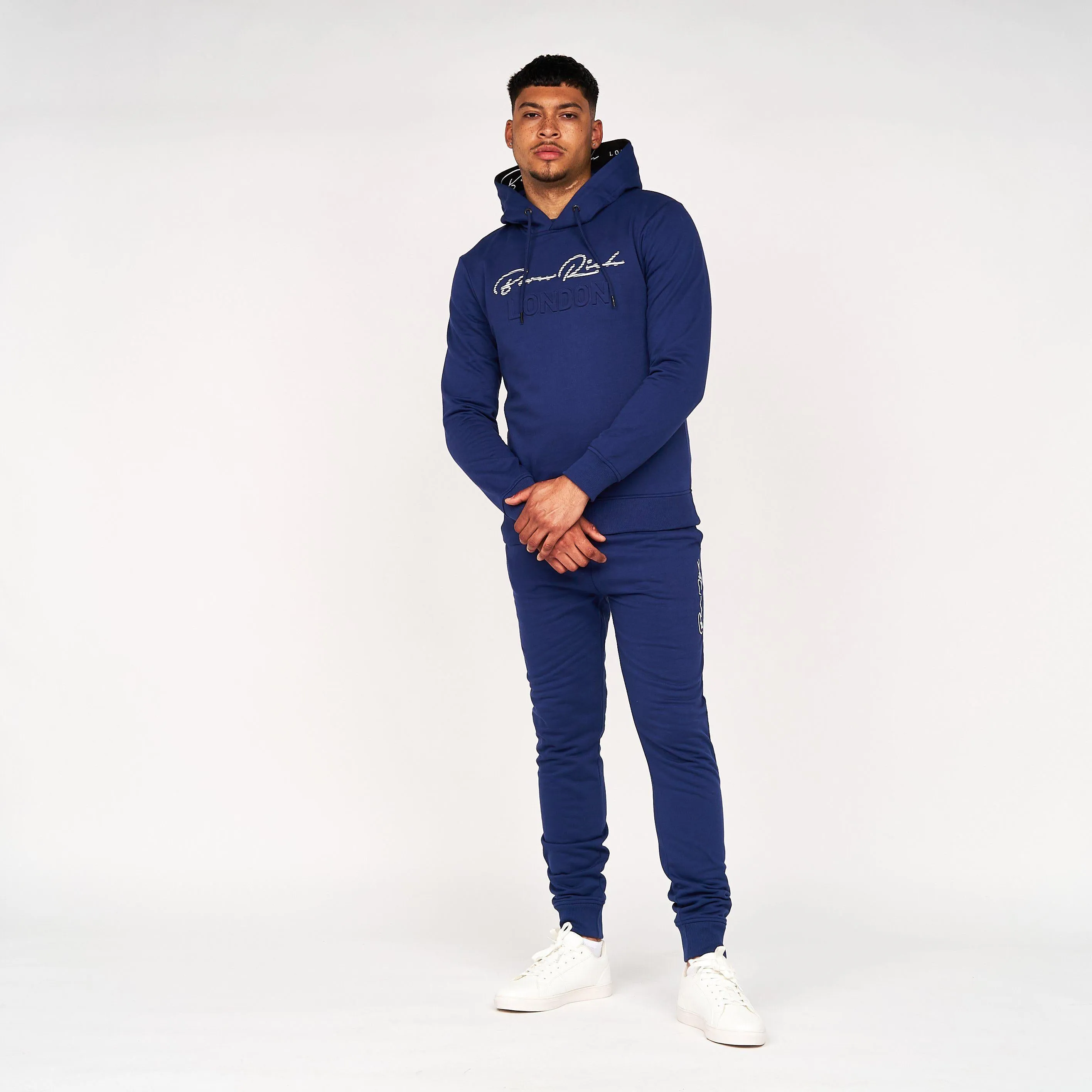 Born Rich Mens Kebano Joggers Twilight Blue