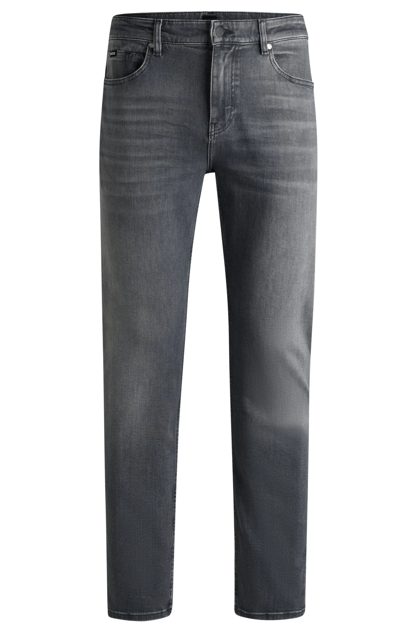 BOSS - H-RE.MAINE Medium Grey Regular Fit Jeans In Super Soft Denim 50520852 030