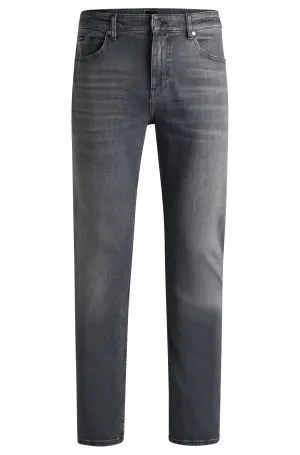 BOSS - H-RE.MAINE Medium Grey Regular Fit Jeans In Super Soft Denim 50520852 030