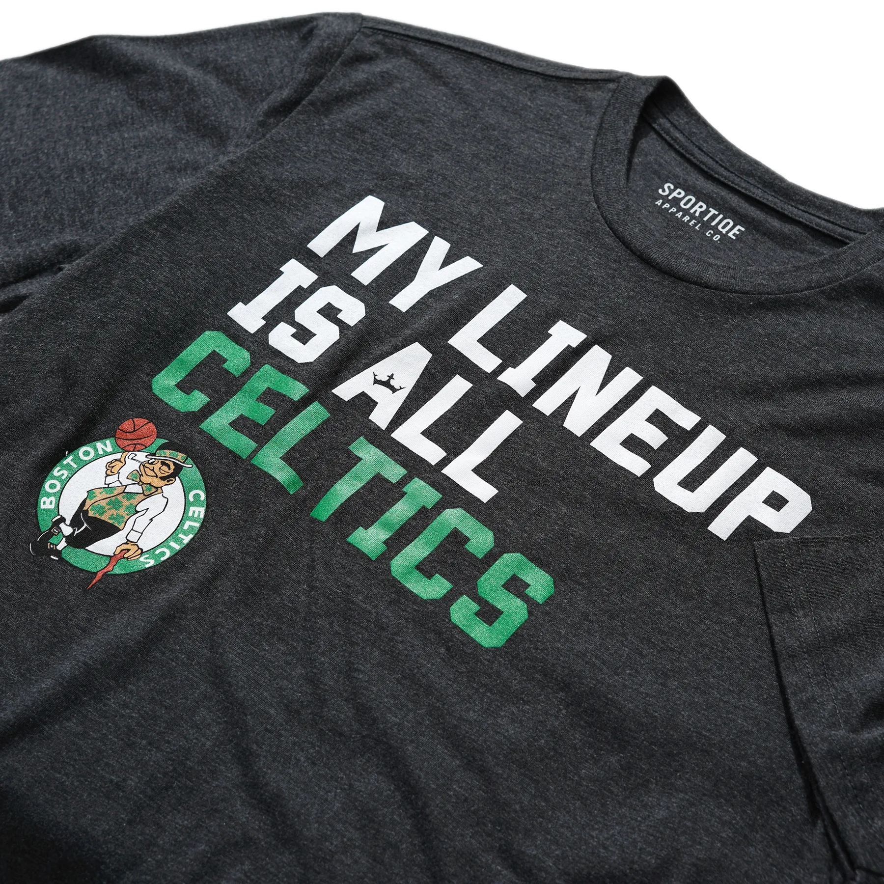 Boston Celtics My Lineup Sportiqe Comfy T-Shirt