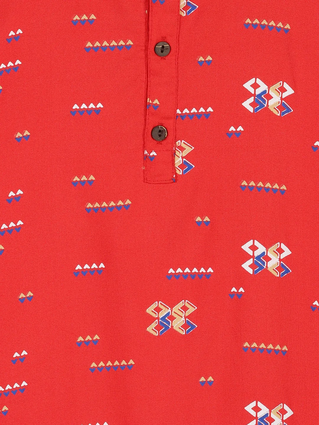 Boys Printed Kurta Pyjama Set